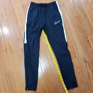 Nike Soccer Dri-FIT Academy 19 Pants Youth Boys Medium Black White